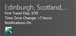 Live Tile Edinburgh Info