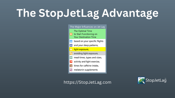 Your StopJetLag Advantage Your StopJetLag Advantage